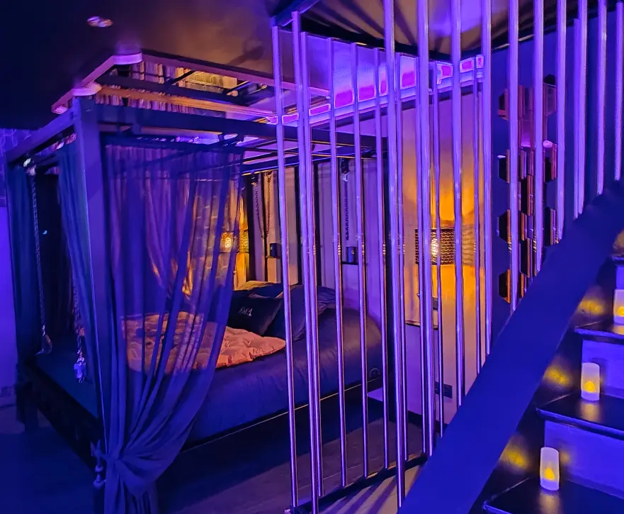 le lit ambiance lumineuse